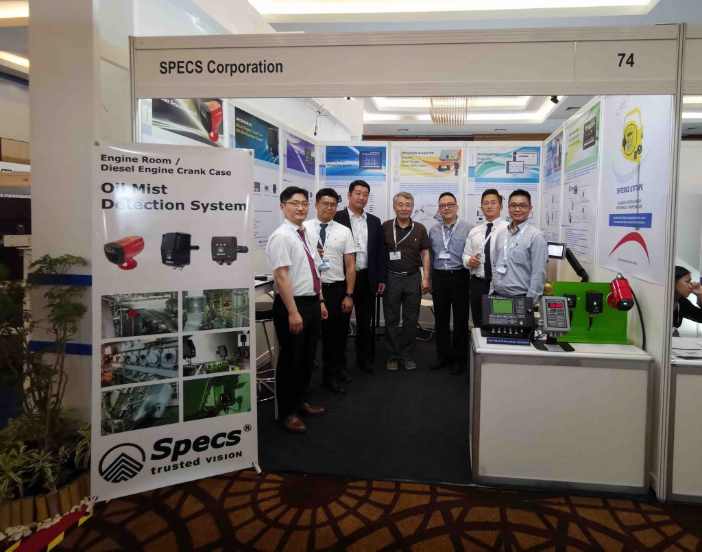 We congratulate SPECS Corporation for successful exhibition @Batam, Indonesia Marine & Offshore Expo, 20th ~ 22nd Aug 2019
We thank our partner for promoting SHT2002 Ullage Temperature Interface Gauging Device.
