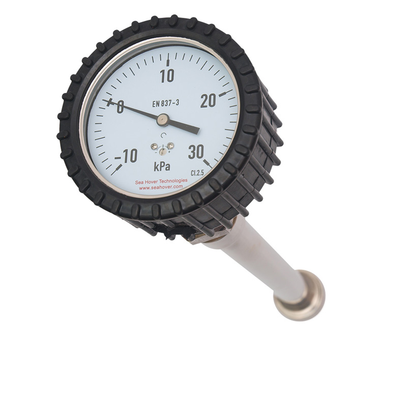 SHT Deck Pressure Gauge is a rugged high precision gauge provides reliable reading within the range of -10kPa vacuum and 30kPa pressure. 1” quick connection coupling